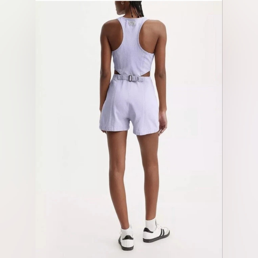 Levi's Rydon Cutout Romper (Purple) - Picture 2 of 4